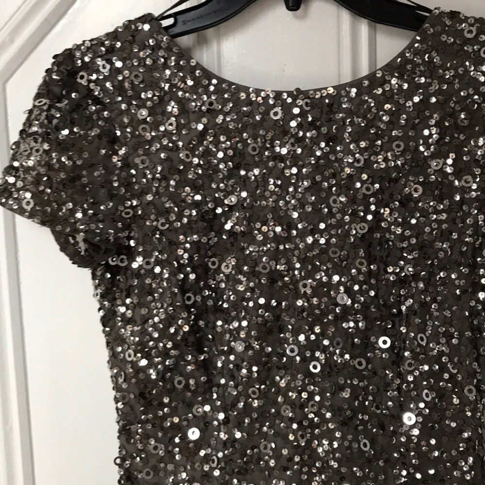 Adrianna Papell sparkly sequined dress